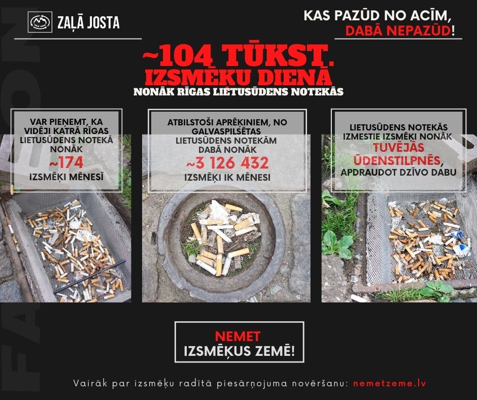 zaļās jostas info